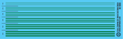 Scale Striping Set Mixed Size Dark Green