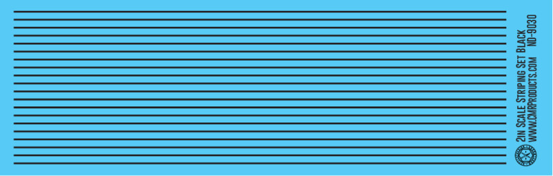 Scale Striping Set 2in Black
