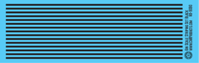 Scale Striping Set 6in Black