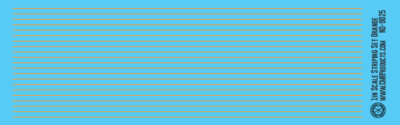 Scale Striping Set 1in Orange