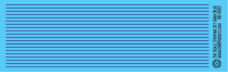 Scale Striping Set 2in Dark Blue