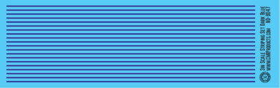 N Scale - Scale Striping Set 3in Dark Blue