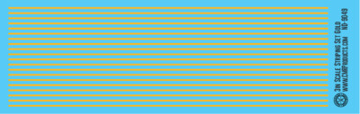 N Scale - Scale Striping Set 3in Gold