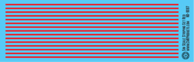 Scale Striping Set 5in Red