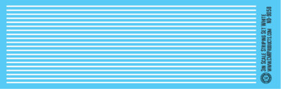 Scale Striping Set 3in White