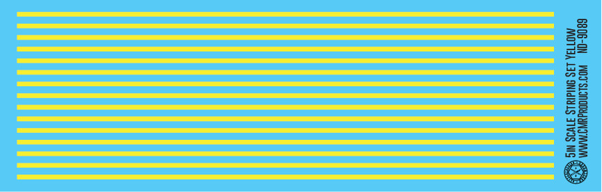 Scale Striping Set 5in Yellow