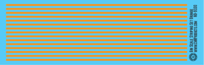 Scale Striping Set 6in Orange