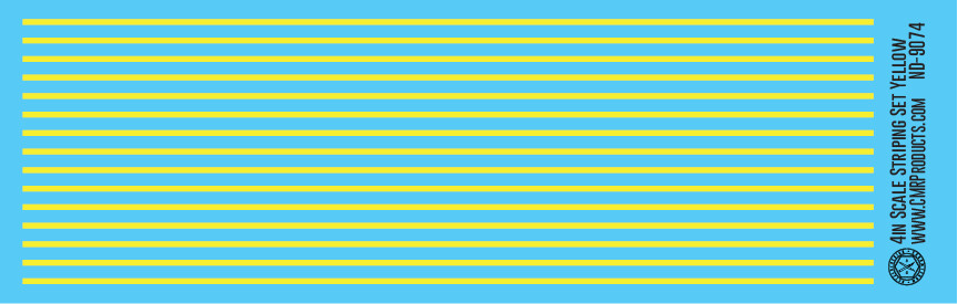 Scale Striping Set 4in Yellow