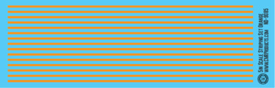 N Scale - Scale Striping Set 5in Orange