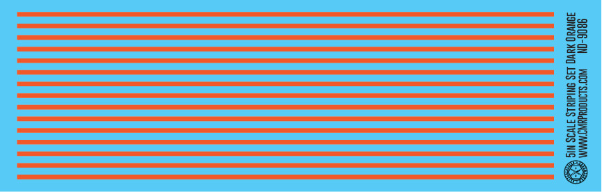 Scale Striping Set 5in Dark Orange