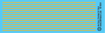 N Scale - Scale Striping Set 4in Gold