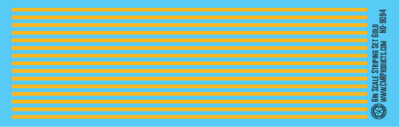 Scale Striping Set 6in Gold