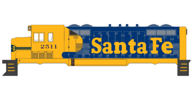 Santa Fe CF7 Yellow Cab Scheme Decals