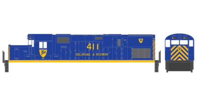Delaware Hudson C420 Blue Scheme Decals