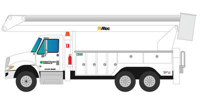 United Electric Truck Decals