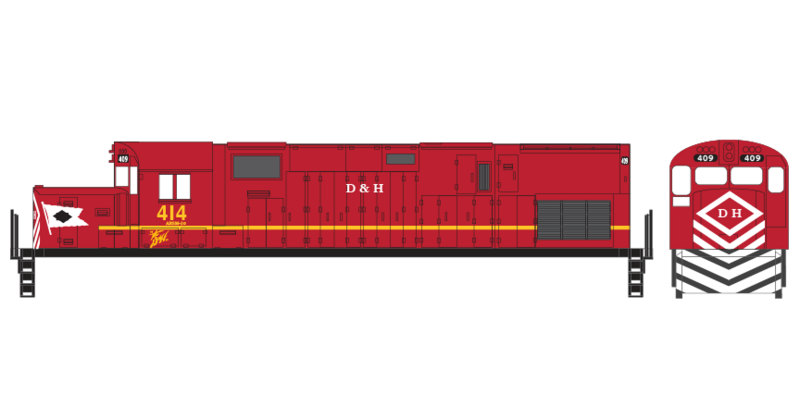 Delaware Hudson C420 ex LV Red Patchout 2 Decals