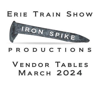 Erie Train Show - 8ft Table - November 2024