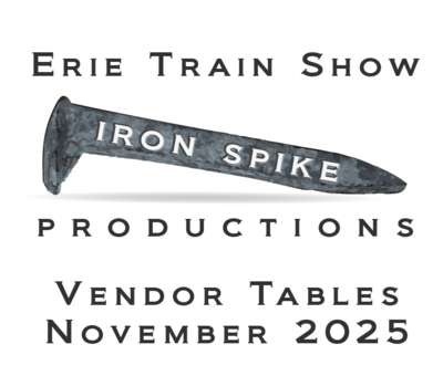 Erie Train Show - 8ft Table - November 2025