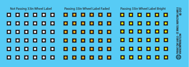 Freight Car Labels - U1 Inspection Labels