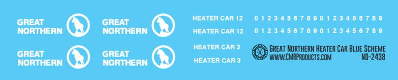 Great Northern Big Sky Heater Car Decals