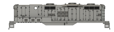 N Scale EMD GP9b Phase 3 with DB Locomotive Shell