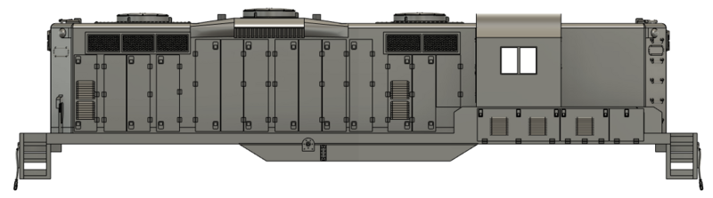 N Scale EMD GP9 Phase 3 with DB Locomotive Shell