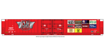 CMR Products Ad 2 Autoparts Box Car Decal