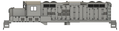 N Scale EMD GP9RN Phase 2 with DB Locomotive Shell