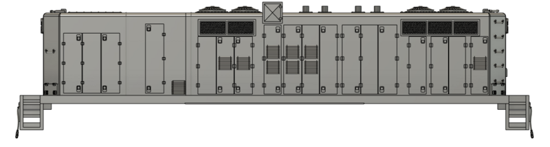 N Scale EMD BN GP9P2 B Unit Slug Style Handrail Locomotive Shell
