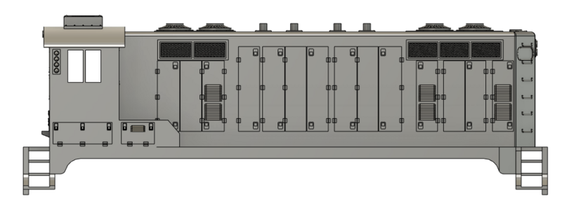 HO Scale - Santa Fe SWBLW Beep Shell Modern Version