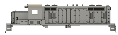 N Scale EMD SCL GP16 Rebuild Locomotive Shell