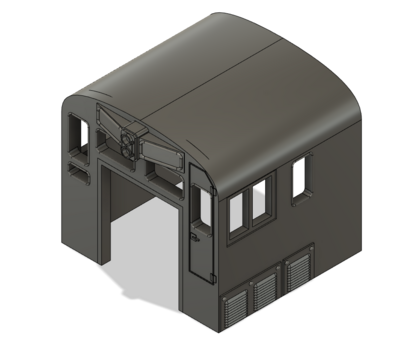 HO Scale Train Parts - CF7 Standard Round Cab