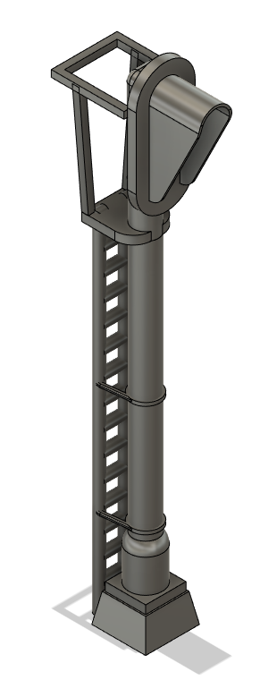 N Scale - Signal Tower 3 Light Vertical (Qty 2)