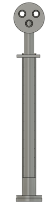 N Scale - Signal Tower 3 Light Round (Qty 2)
