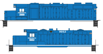 Lycoming Valley Patchout Locomotive Decals