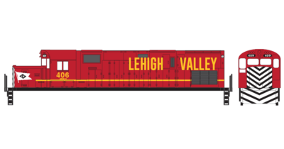 Lehigh Valley C420 Cornell Red Scheme 2 Decals