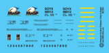 HO Scale - Minnesota Soy Bean Producers 4 Bay Covered Hopper Decals