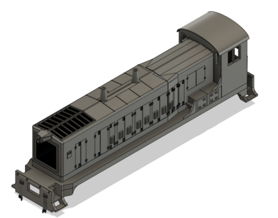 HO Scale - Baldwin VO1000m EMD Rebuild with Skirting