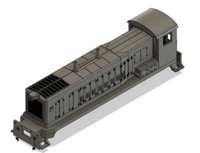 HO Scale - Baldwin VO1000m EMD Rebuild No Skirting