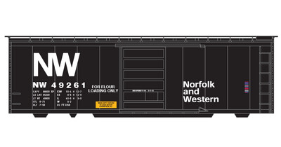 Norfolk Western Box Car 40ft Flour Service Decals