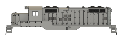 N Scale EMD GP9 Chop Nose no Dynamic Brakes