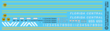 HO Scale - Florida Central Railroad GP15s (2023+) Decals