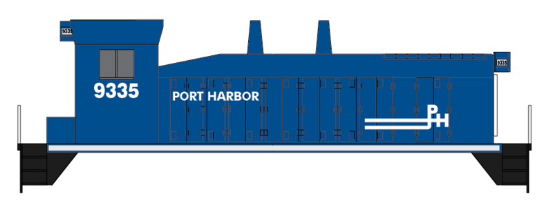 Port Harbor Railroad SW1200 Conrail Inspired Decals
