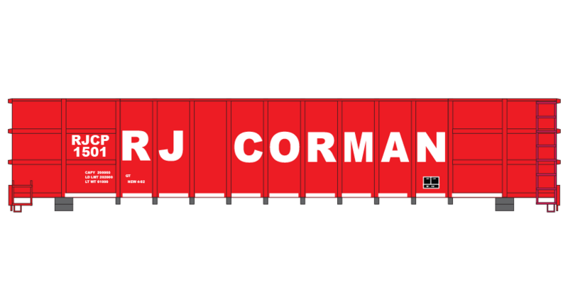 RJ Corman Rotary Hopper Decal Set