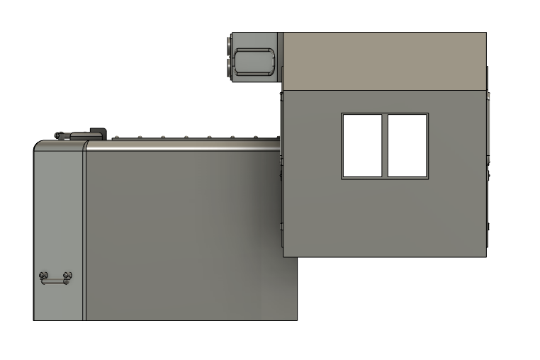 Locomotive Train Parts - EMD Gp7/9 Topeka Cab