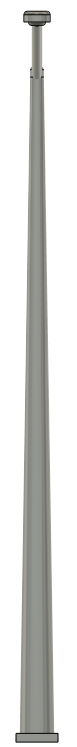 N Scale - Single Sided Street Light (Qty 4)