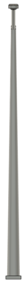 N Scale - Single Sided Street Light (Qty 4)