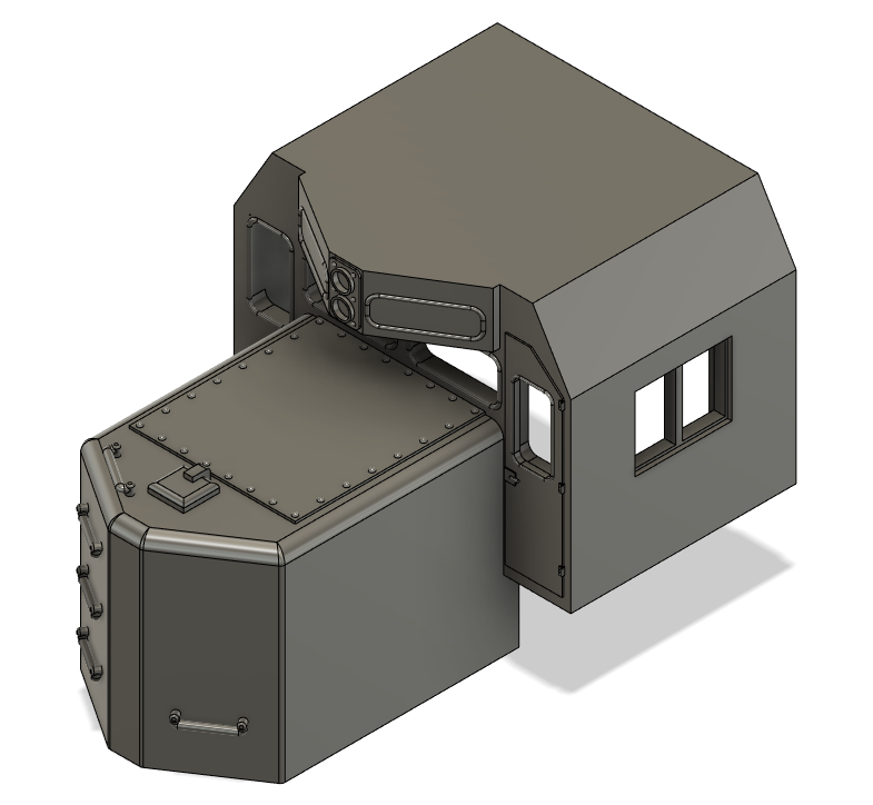 N Scale Train Parts - EMD Gp7/9 Topeka Cab
