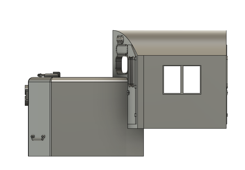 Locomotive Train Parts - EMD CN GP9RM Chop Nose Cab