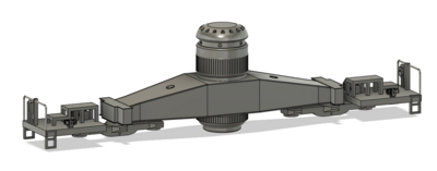N Scale - Dept of Defense Nuclear Flask Car M-140